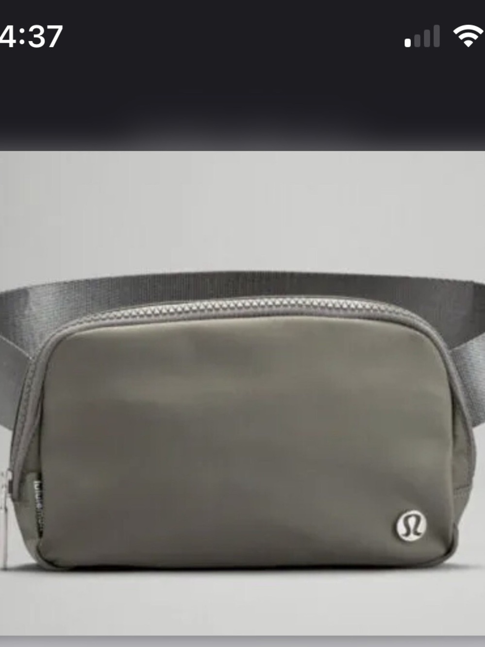Lululemon Grey Sage Everywhere Belt Bag - 1L